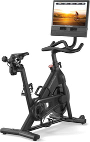 Studio Spin Bike w/ 24" Pivot Screen, 24 Digital Levels & Silent Magnetic Drive