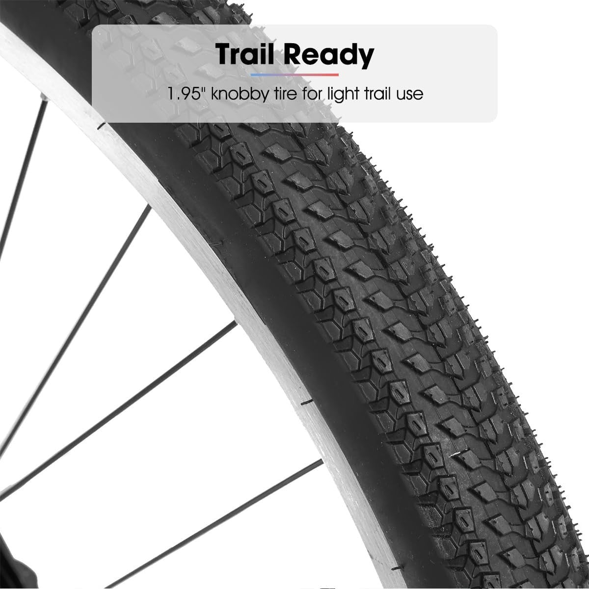 26" Mens Womens MTB Bike 18 Speed Steel Frame V Brakes Trail Off Road
