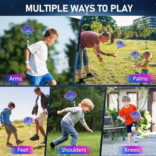 2025 Hand-Controlled Magic Hover Ball Drone with LED Lights for Kids