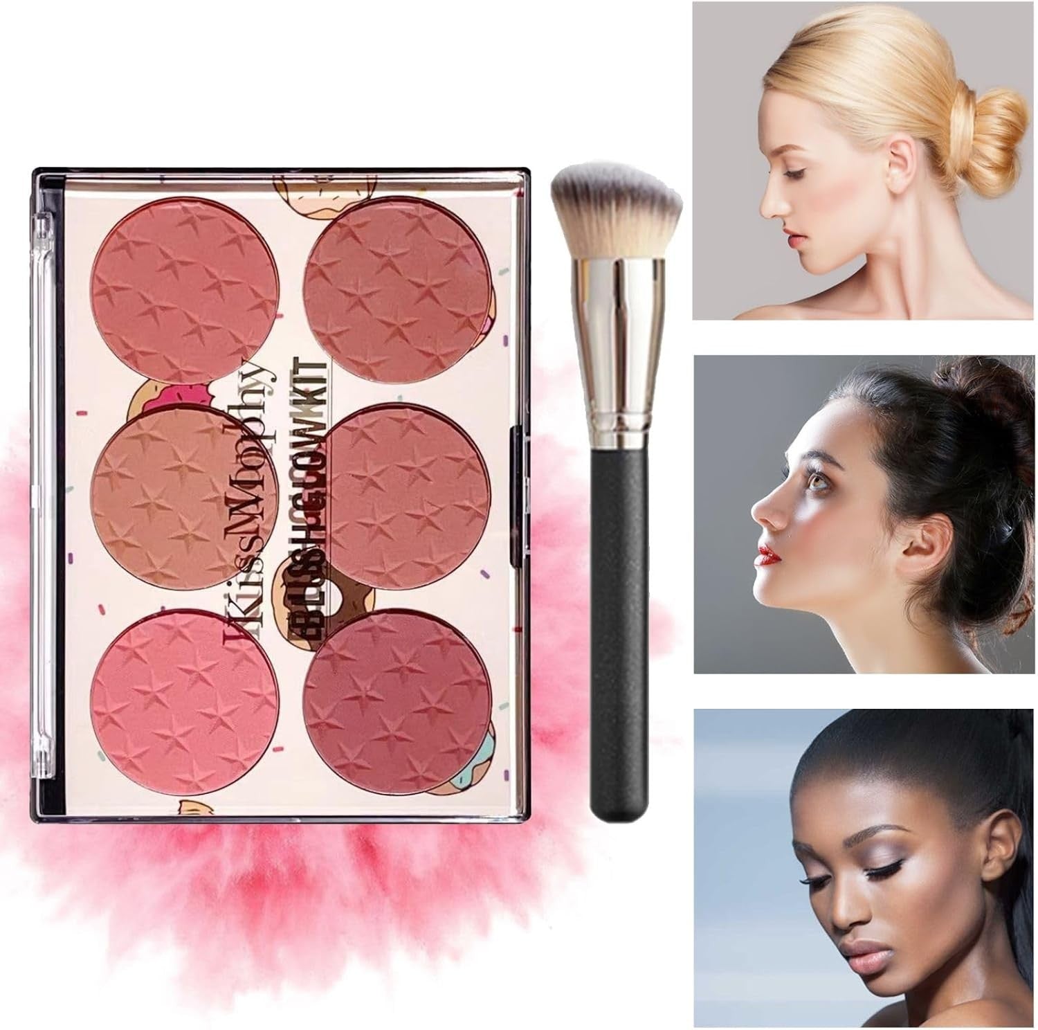 All-in-One Makeup Kit – Eyeshadow, Lipstick, Foundation & Brushes
