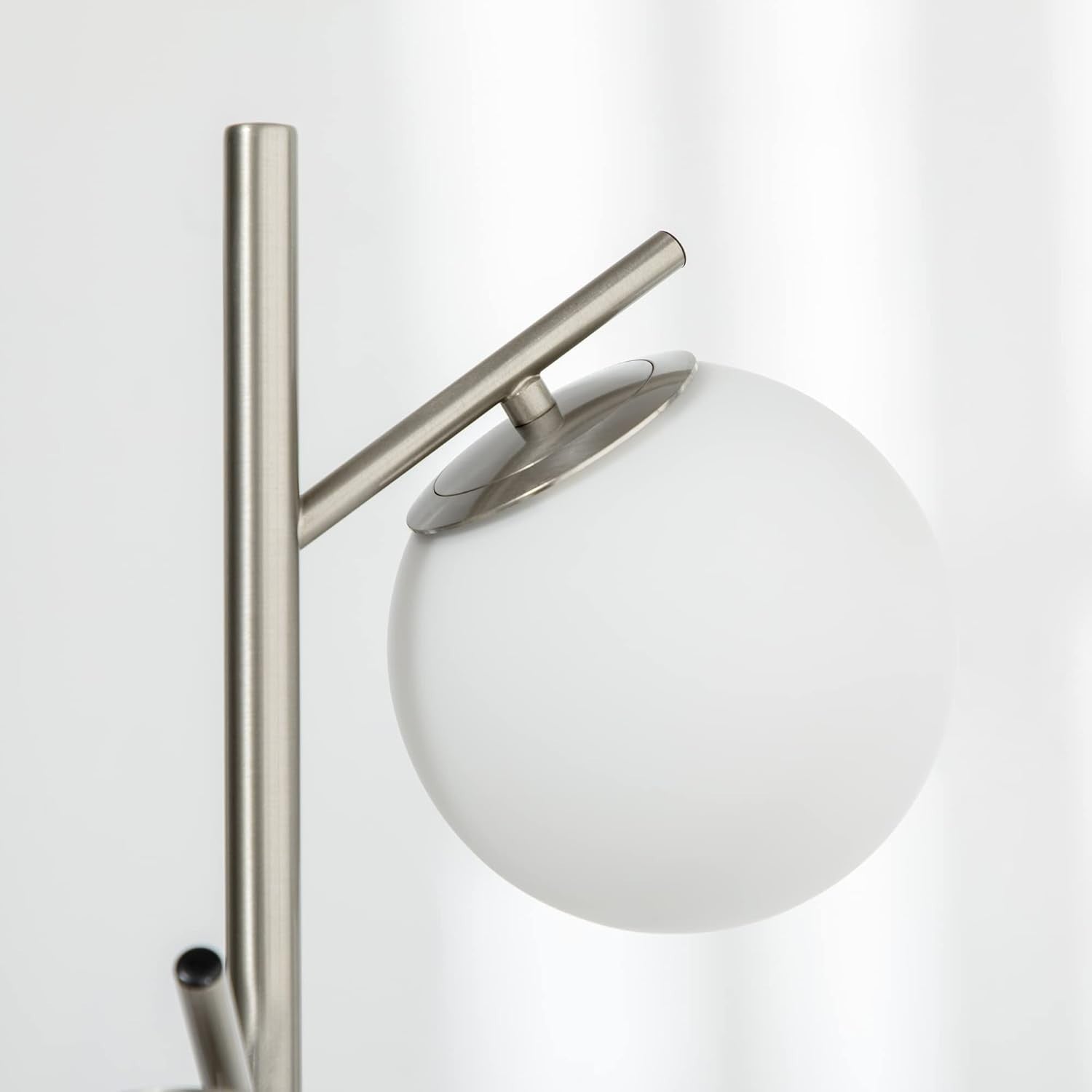 Modern 3-Light Tree Floor Lamp with Globe Shades & Sturdy Steel Base
