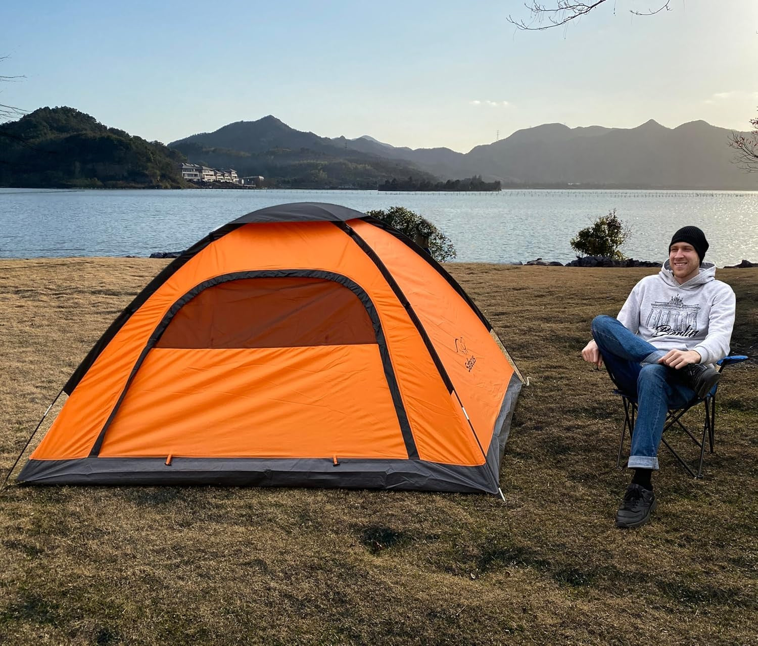 4 Man Camping Tent Lightweight Waterproof Family Dome