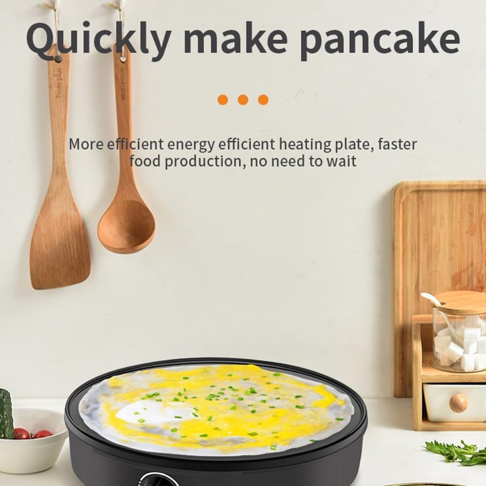 1000W Electric Pancake Machine 30cm Non-Stick Crepe & Tortilla Maker
