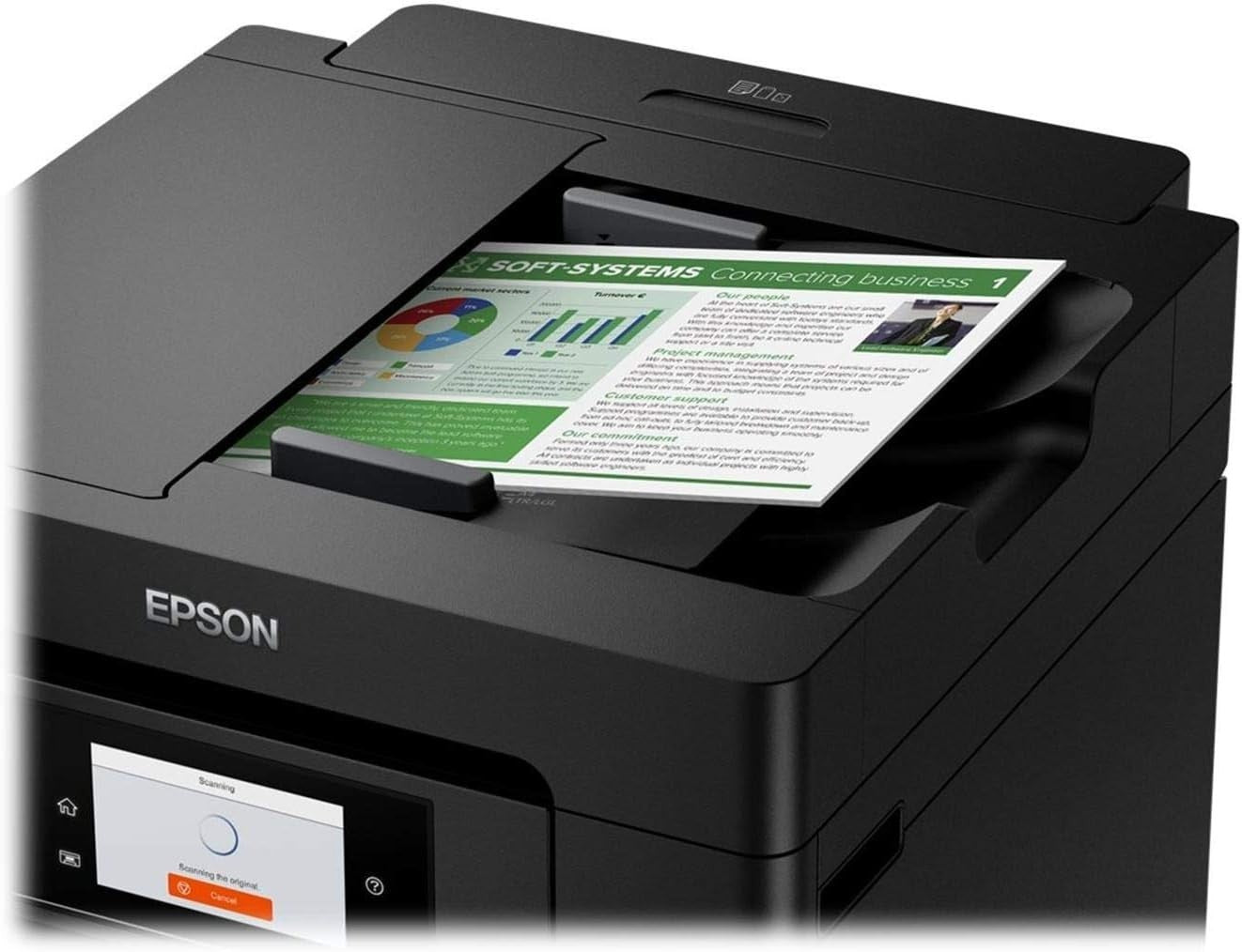 Black A4 High-Performance Business Ink Tank Printer Wi-Fi Auto-Duplex