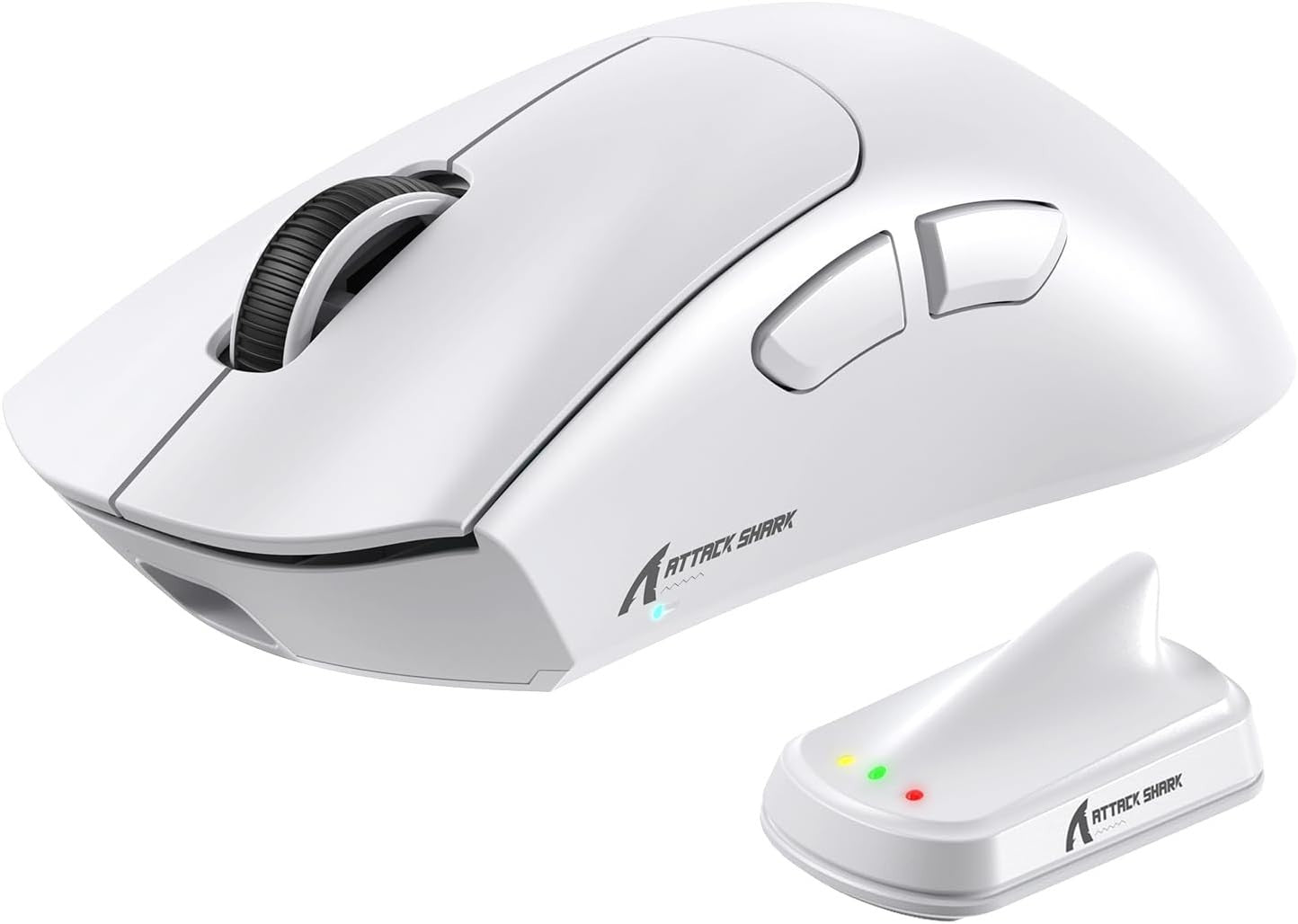 59g 8K Wireless Gaming Mouse Tri-Mode Pro Sensor White