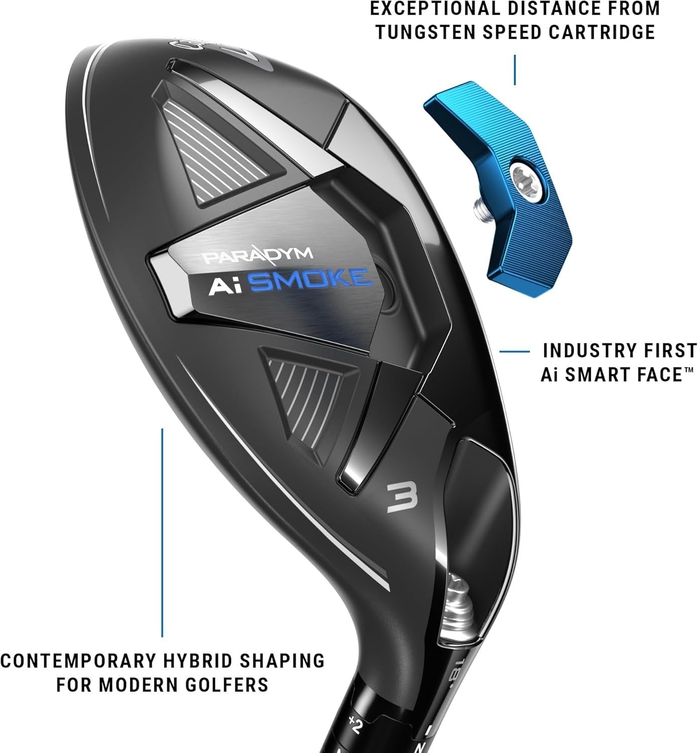 Mens Right Hand 4 Hybrid 21° AI Face Forgiving Graphite Distance