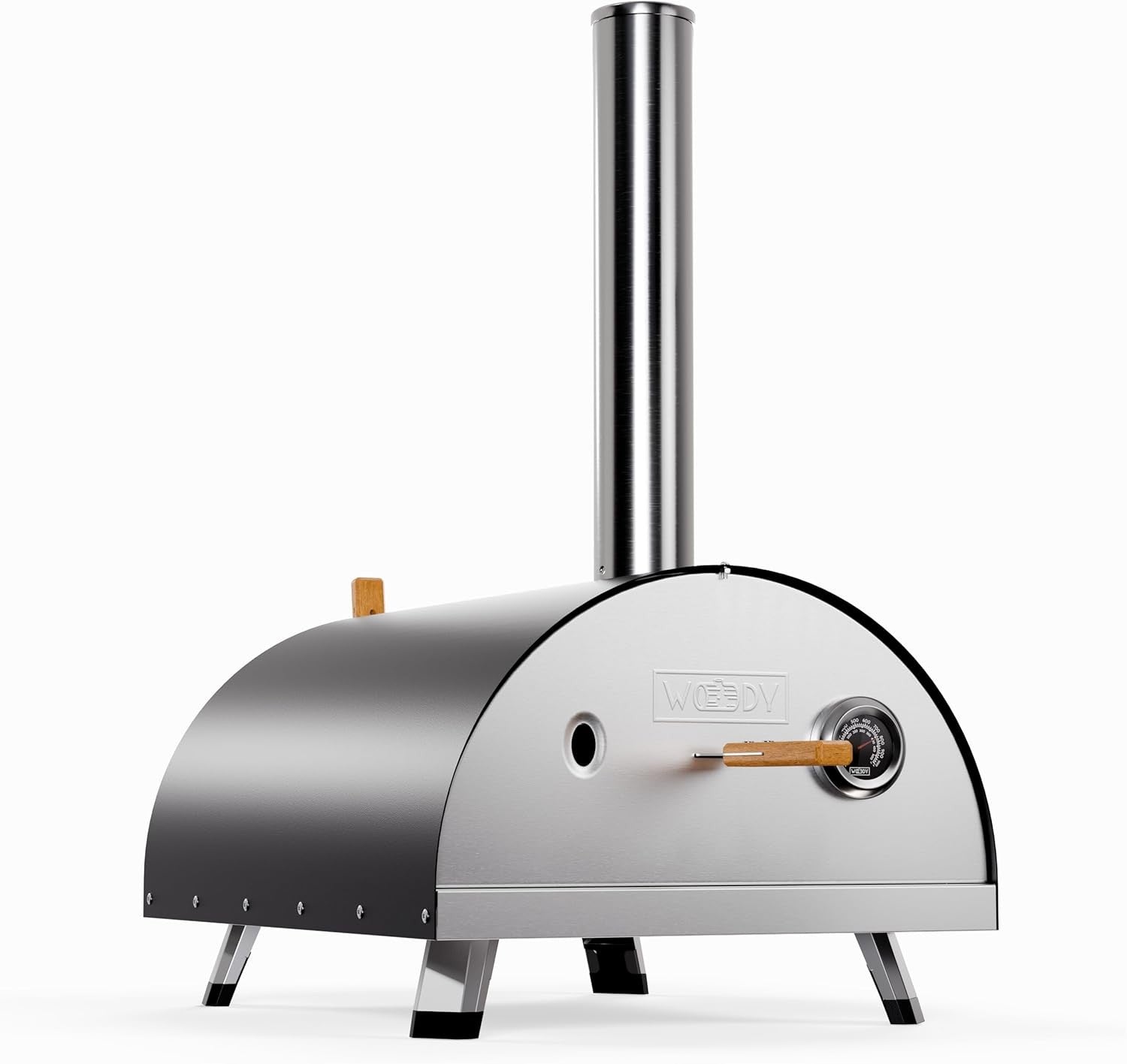 Multifuel Outdoor Pizza Oven with Peel & Cover | Tabletop Garden BBQ Cooker