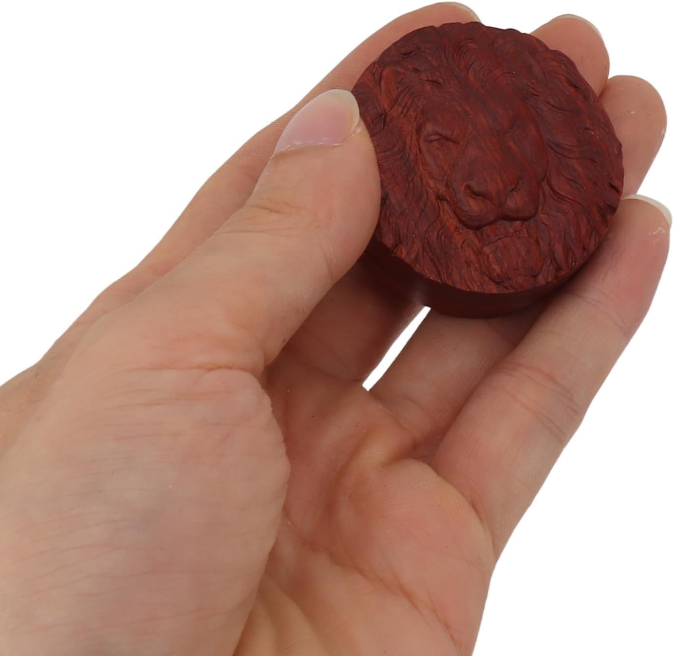 Wooden Magnetic Fidget Slider Lion Coin Stress Relief ADHD Desk Toy
