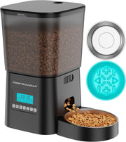 Automatic Cat Feeder 3.5L Timer Food Dispenser Slow Feeder Bowl Dual Power