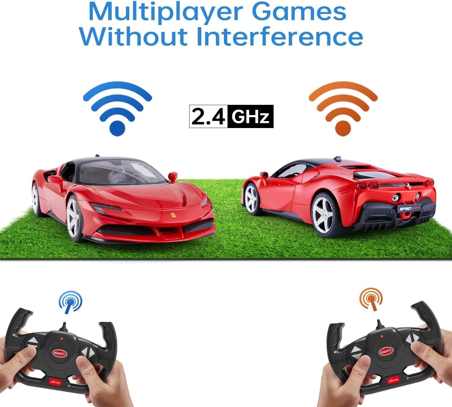 1:14 Scale RC Car – Red SF90 Stradale Remote Control Toy for Boys & Collectors