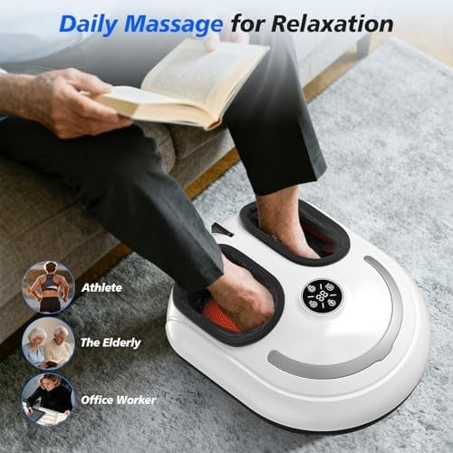 Electric Foot Spa Massager with Heat | Shiatsu Foot & Heel Pain Relief