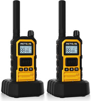 IP67 Waterproof Walkie Talkies 2 Pack 2000mAh SOS Long Range Radio