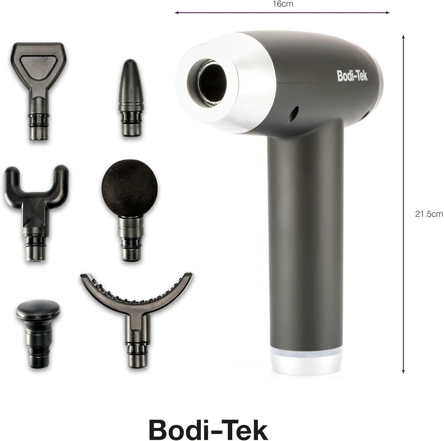 Deep Tissue Massage Gun Percussion Muscle Massager 20 Speeds LCD Quiet