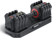 22.5LB Adjustable Dumbbell 5-in-1 Quick Adjust Single Home Gym Weight