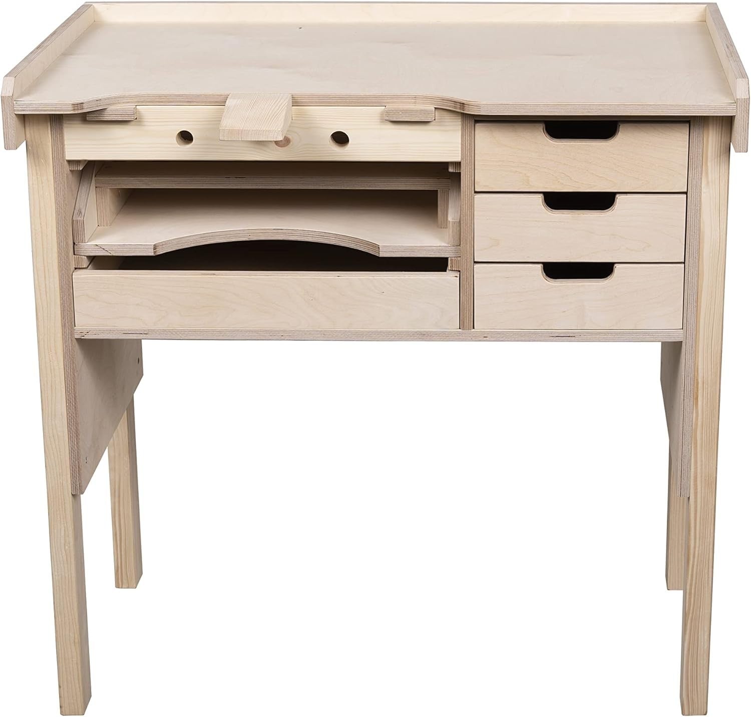 Jewellers Workbench – Opifex Craftsman Station with 18mm Birch Hardwood Top