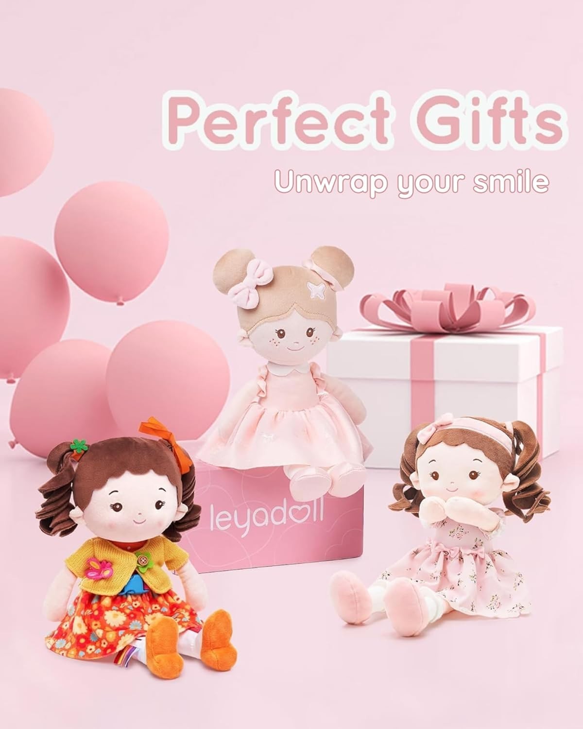 Busy Montessori Plush Doll 16in Learning Sensory Toy for Toddlers