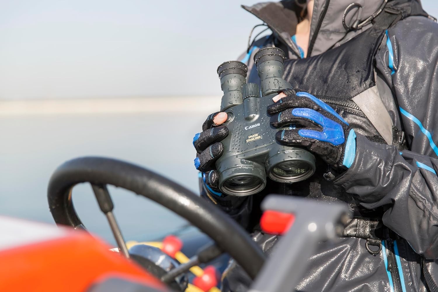 18x50 High Power Image-Stabilised All-Weather Zoom Binoculars HD Optics