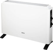 2000W White Electric Convector Heater Freestanding Radiator 3 Heat Settings