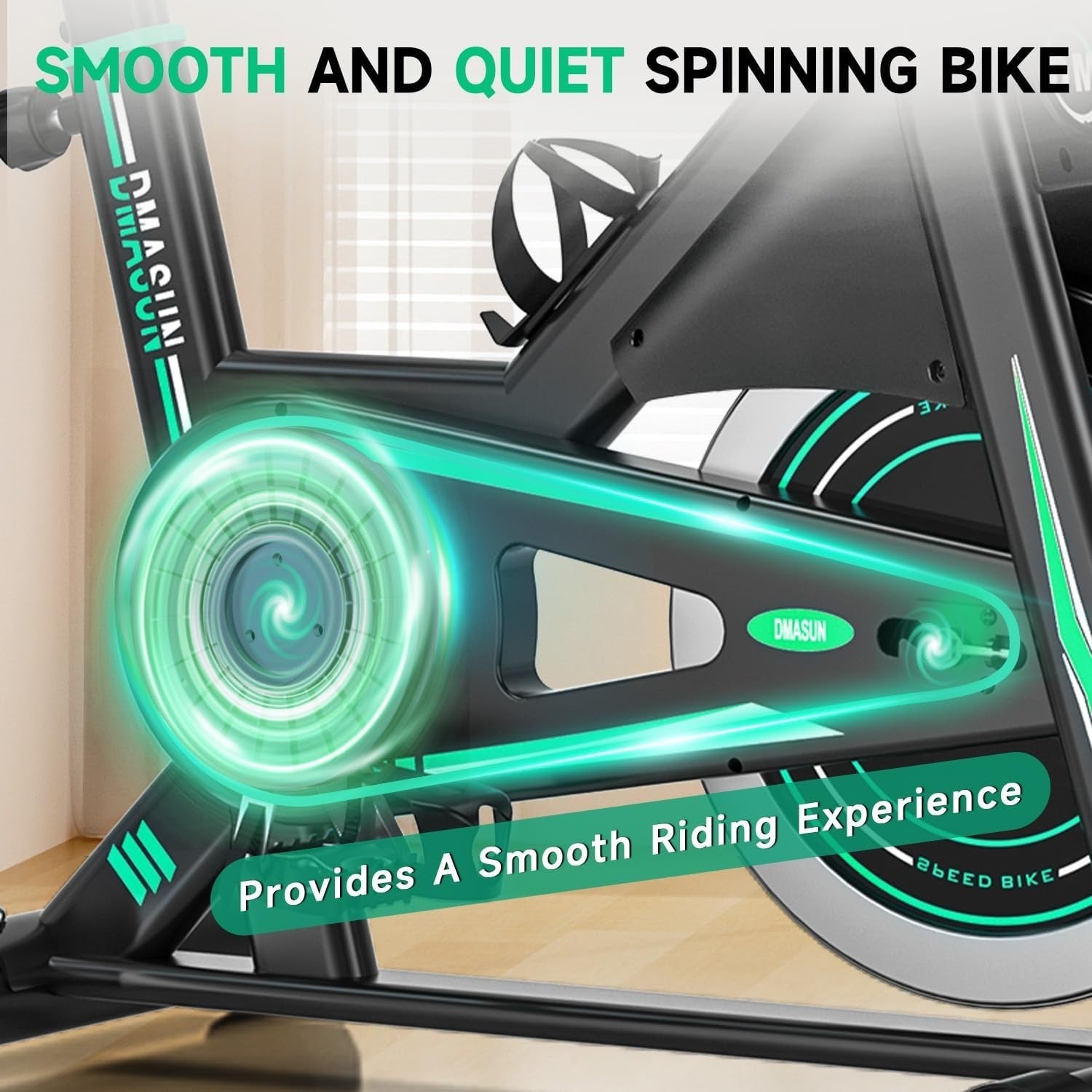 Quiet Magnetic Exercise Bike w/ LCD, Tablet Holder, 35lb Flywheel & 360lb Cap