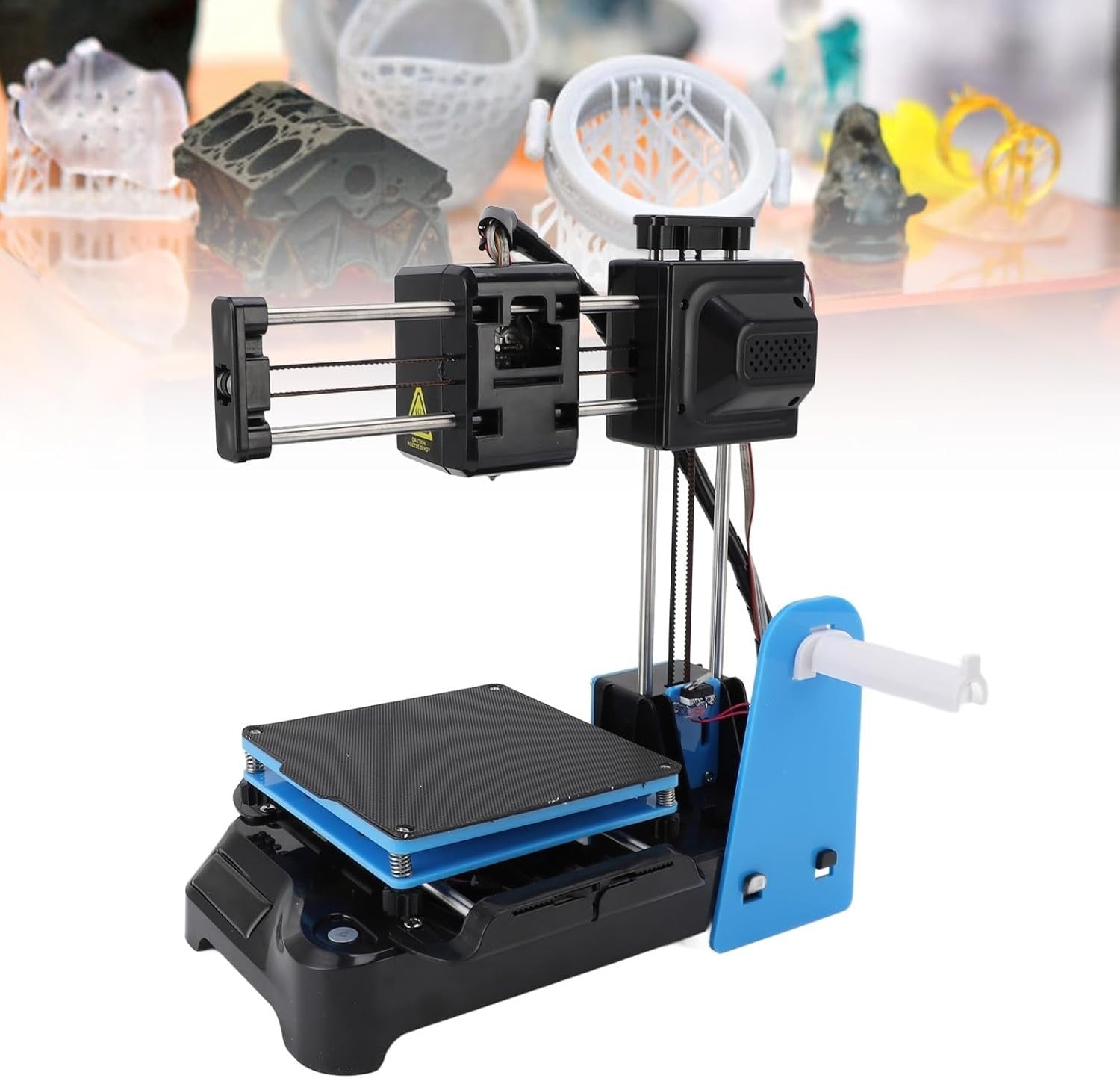Small Portable 3D Printer Fast Heating Compact Magnetic Bed PLA TPU