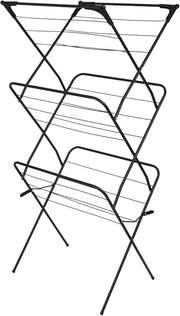 3 Tier Clothes Airer Foldable Compact Laundry Drying Rack Indoor Outdoor