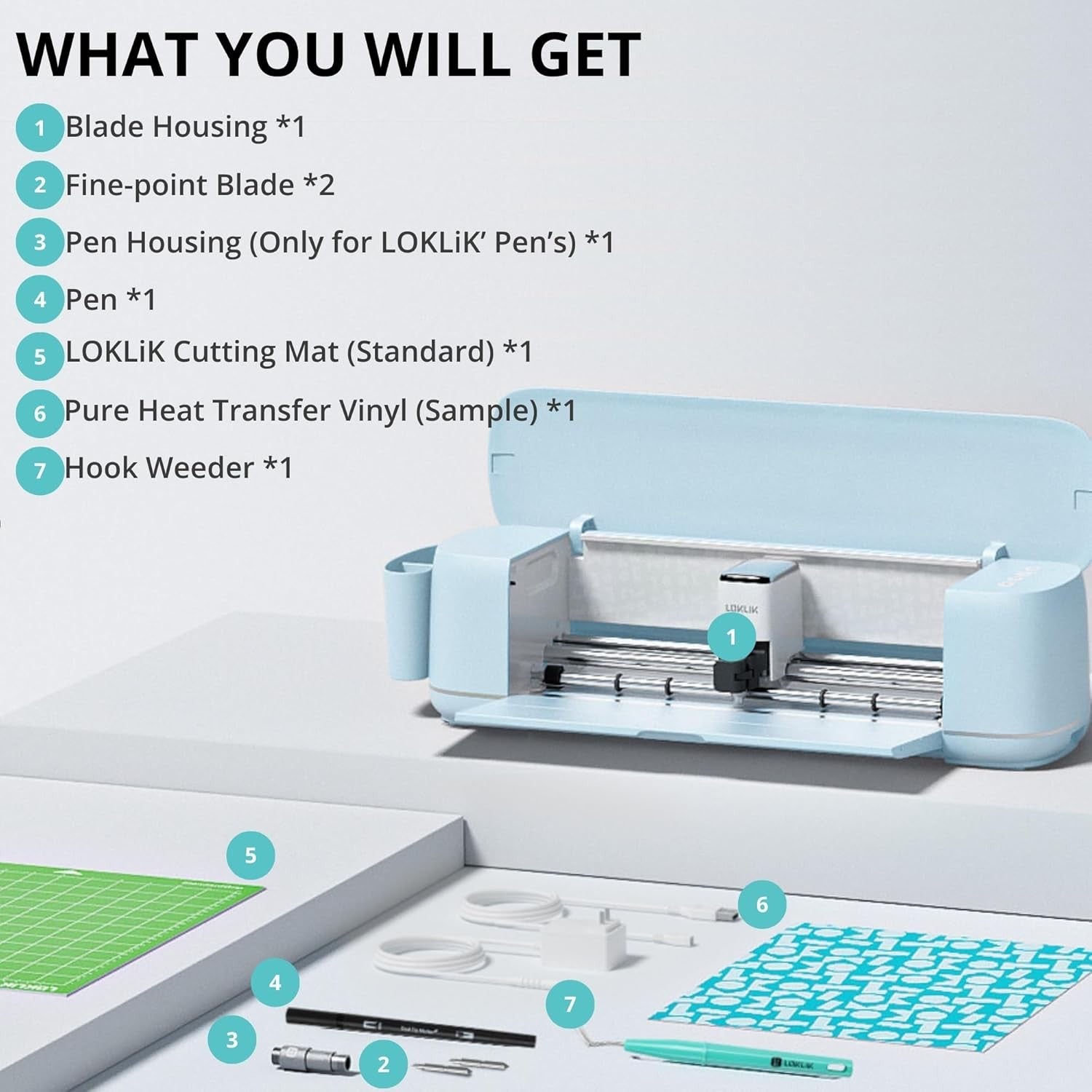 Vinyl Cutting Machine Precision Craft Cutter Cuts 100+ Materials 12x8