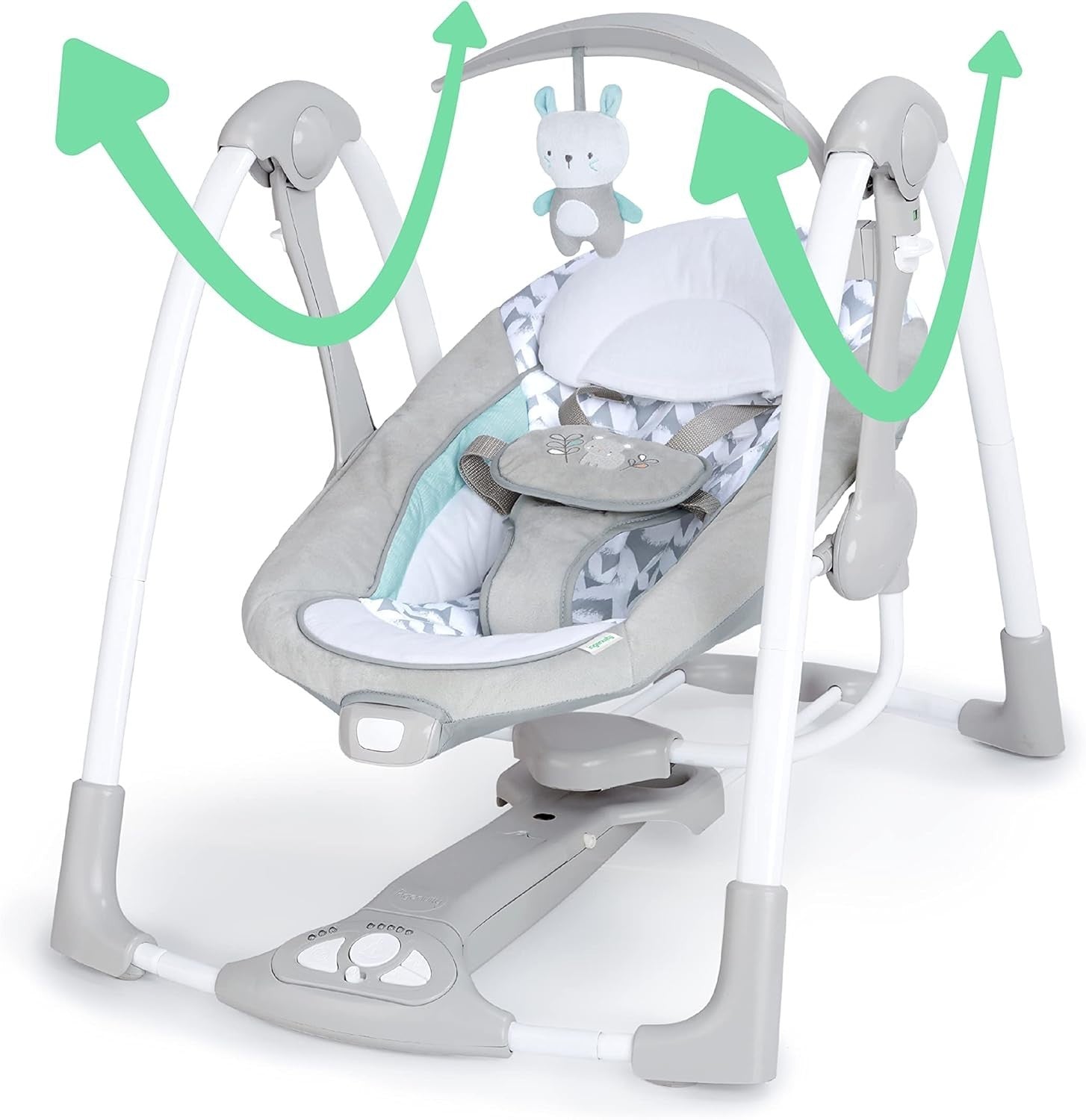2in1 Baby Swing and Infant Seat with Music Vibrations Adjustable Portable