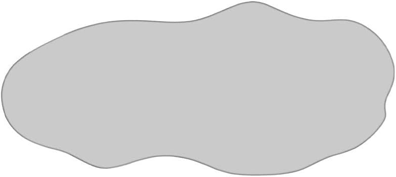 Frameless Full Length Wall Mirror 180x80cm Arched, Polished Edge