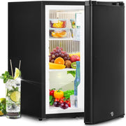 53L 12V 240V Campervan Fridge Caravan Van RV Silent Freezerless Black