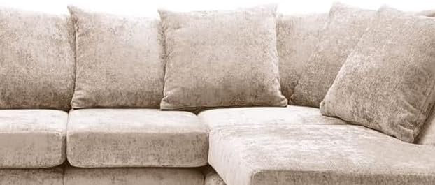 Beige 2C2 Corner Sofa 5 Seater – Comfy Fabric L Shape with Scatter Cushions