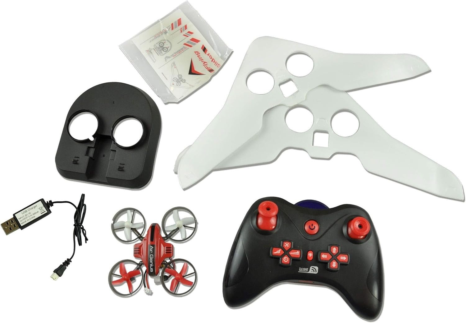 Beginner Mini Drone Toy with LED Lights & Easy Remote Control for Kids
