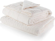 Luxury Weighted Blanket for Adults - Cream - 5kg Single 190x90cm - Stress Relief