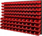 Wall Mounted Peg Board Tool Organizer Garage Storage Bin Rack Set
