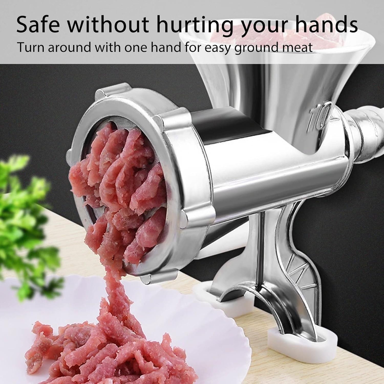 Manual Meat Grinder Sausage Maker Heavy Duty Aluminium Mincer Clamp