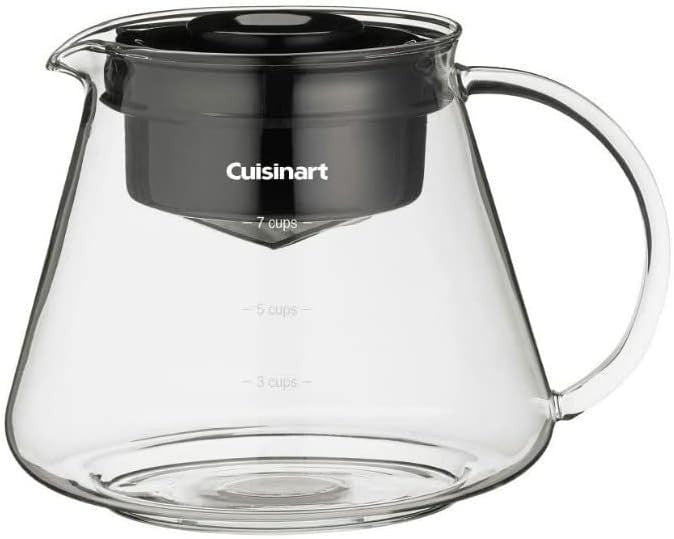 Automatic Cold Brew Coffee Maker 7-Cup Glass Carafe Fast Brew Strength Control