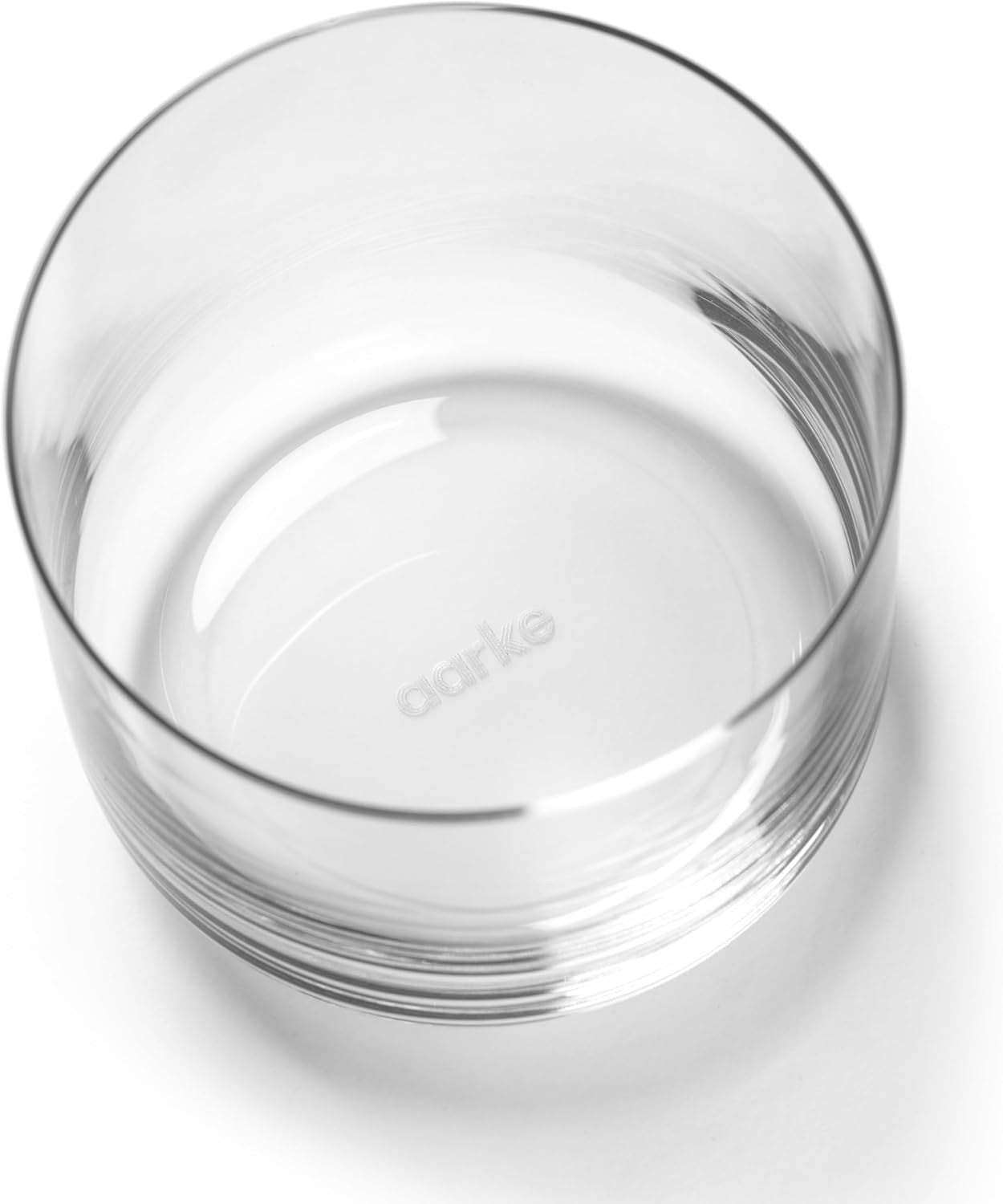 Set of 4 Crystal Nesting Glasses 290ml | Modern Stackable Drinking Tumblers