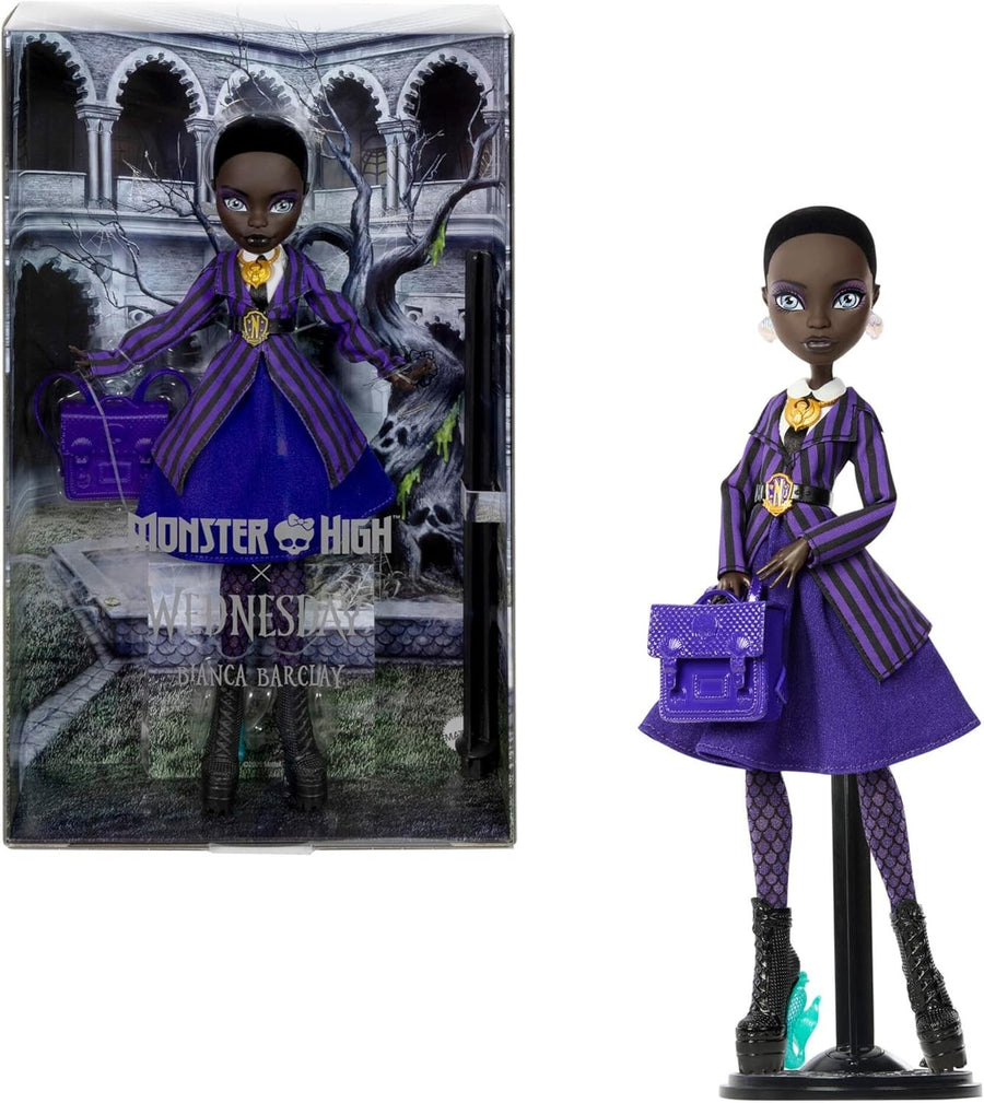 Collector Fashion Doll Academy Uniform Accessories Backpack Stand Display