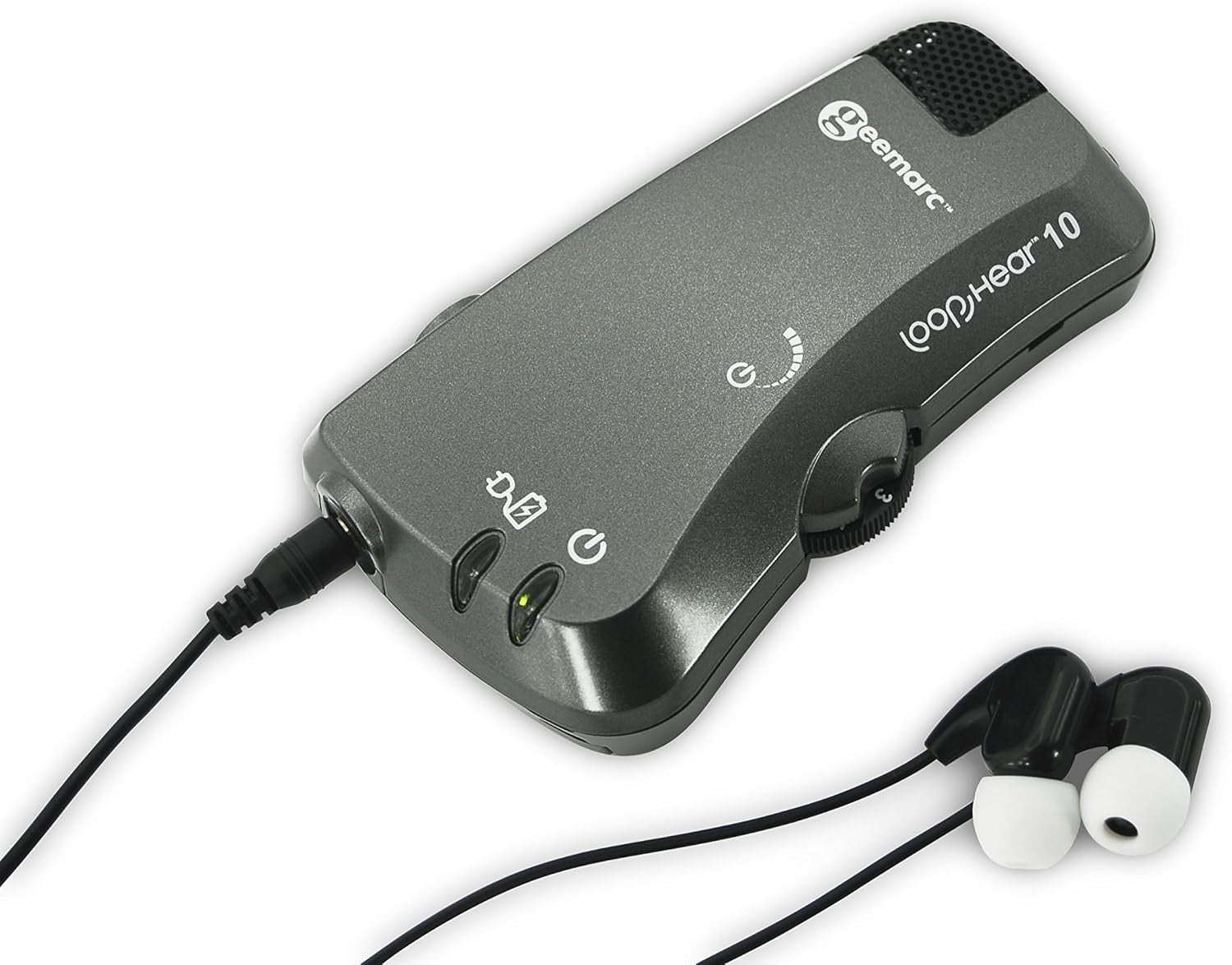 LH10 Sound Amplifier Headset Tone & Volume Control Single Grey