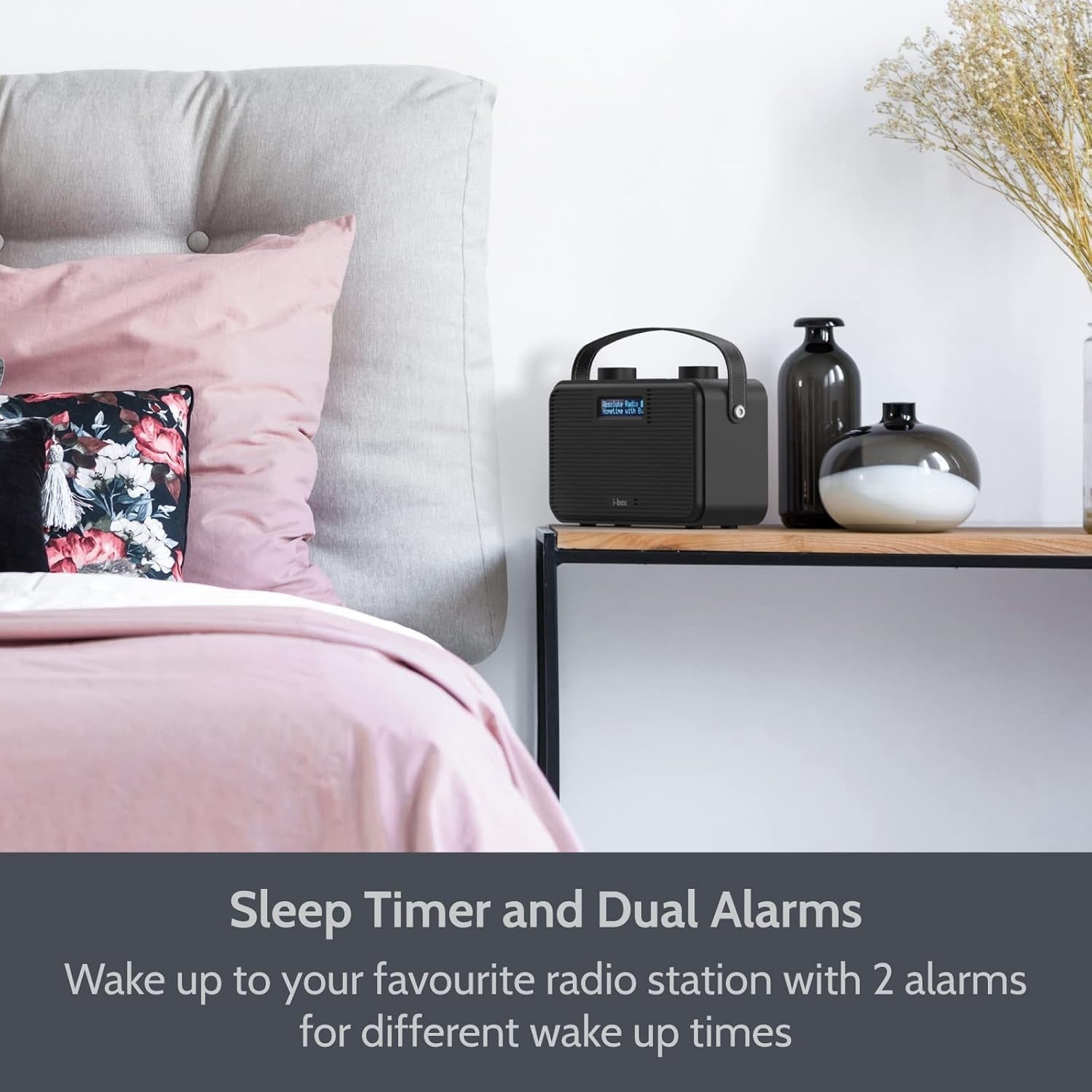 Portable DAB/DAB+ FM Radio Bluetooth Speaker USB-C Rechargeable