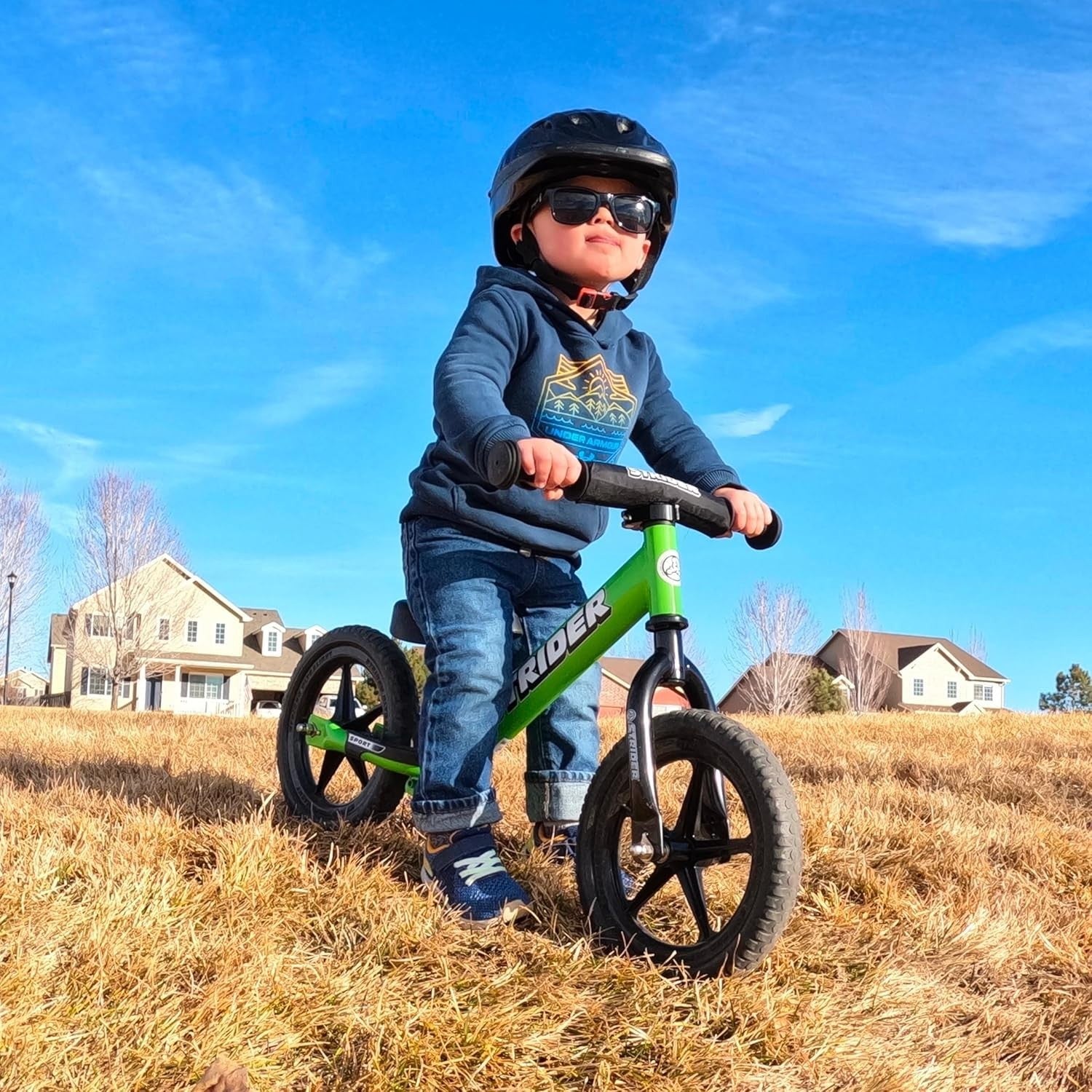 12 Inch Balance Bike Kids No Pedal Bicycle Adjustable Seat Age 1-4