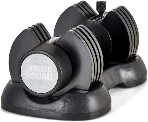 12.5kg Adjustable Dumbbell Single Quick Dial Compact Home Strength