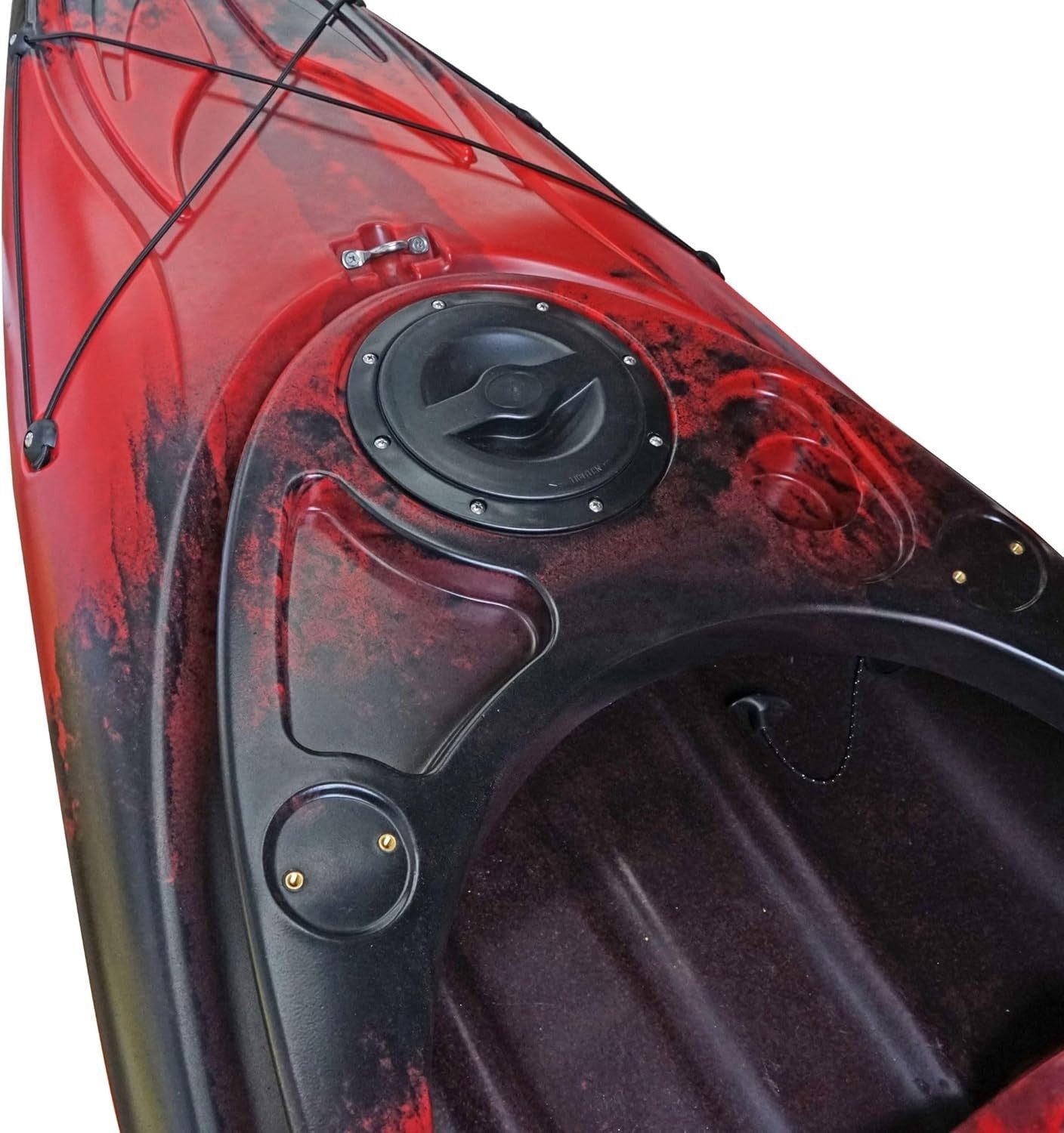 Sit Inside Kayak Recreational Fishing Canoe w/ Paddle Seat Red