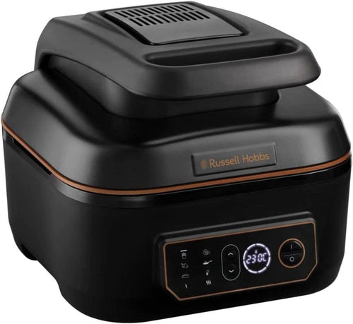 5.5L Air Fryer Multicooker 7-in-1 Grill Slow Cook Roast Bake 260°C Black