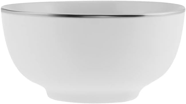 24 Piece Porcelain Dinner Set for 6 Plates Bowls Elegant White Tableware
