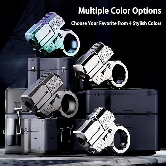 Alloy Finger Fidget Ring Launcher Pop Action Stress Focus EDC