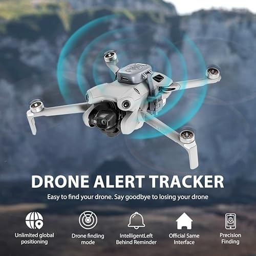 Drone Alarm Buzzer 120dB LED Lost Drone Locator Tracker for DJI Drones
