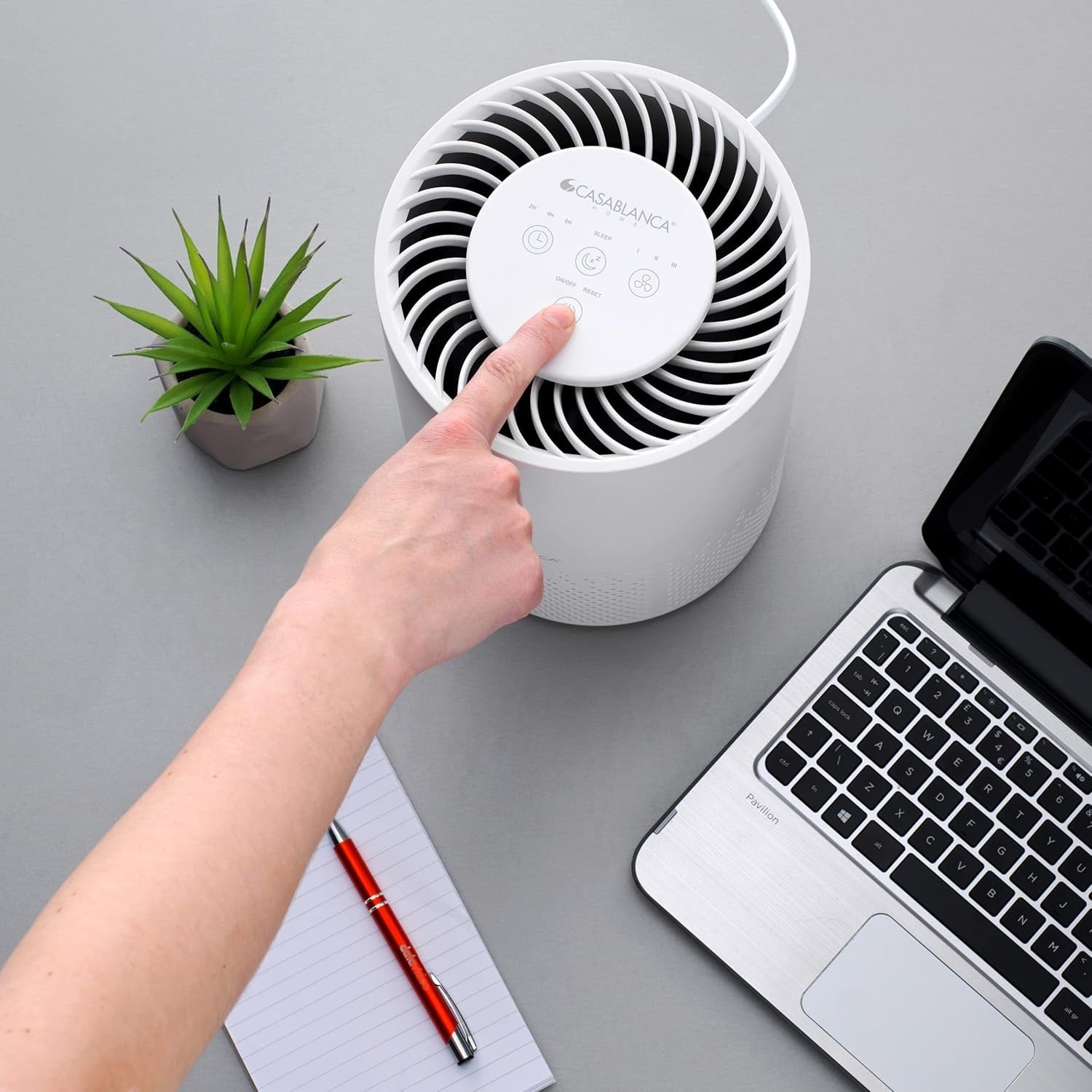 Air Purifier HEPA Filter Allergy Dust Odour Cleaner Sleep Mode Night Light