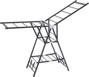 Foldable Winged Clothes Airer Large Laundry Drying Rack Indoor Outdoor