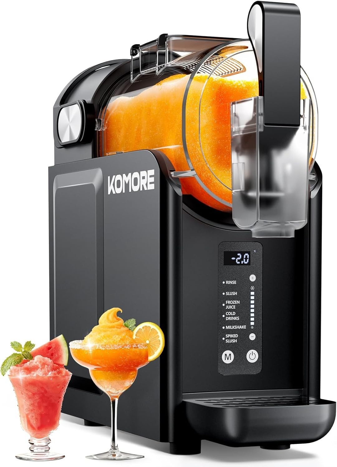 2L Slush Machine No Ice Frozen Drink Maker Touch Screen Self Cleaning