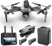 4K Drone w/ 3-Axis Gimbal, 6KM RC, 2 Batteries, Obstacle Avoidance, RC Screen